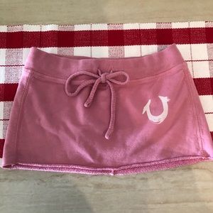 True Religion cotton mini skirt